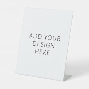 8" x 10" Portrait Pedestal Sign