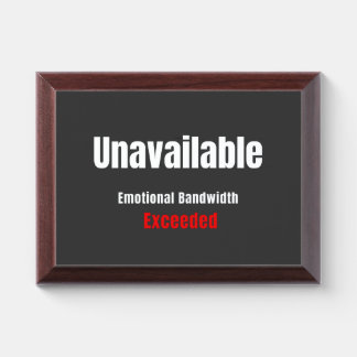 8" x 6" Wooden Award Plaque