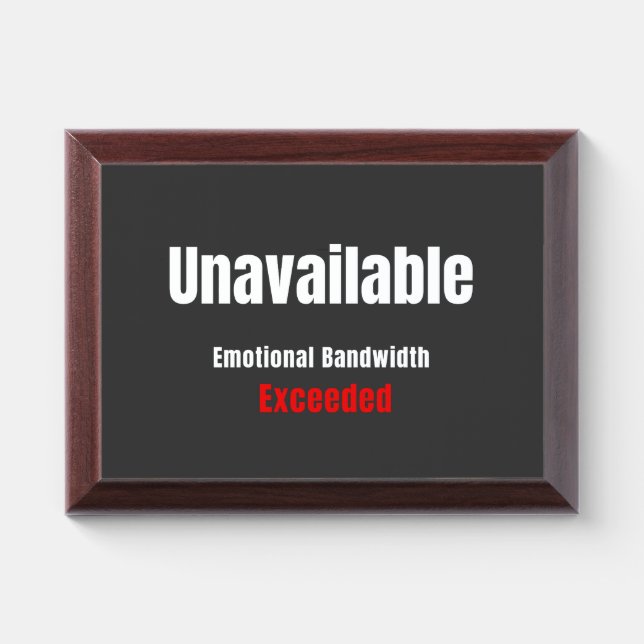 8" x 6" Wooden Award Plaque (Horizontal)
