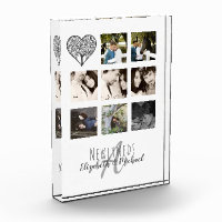 8 x PHOTO COLLAGE Newlyweds Personalized WEDDING