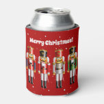 8 Xmas Nutcracker Toy Soldiers Can Cooler at Zazzle