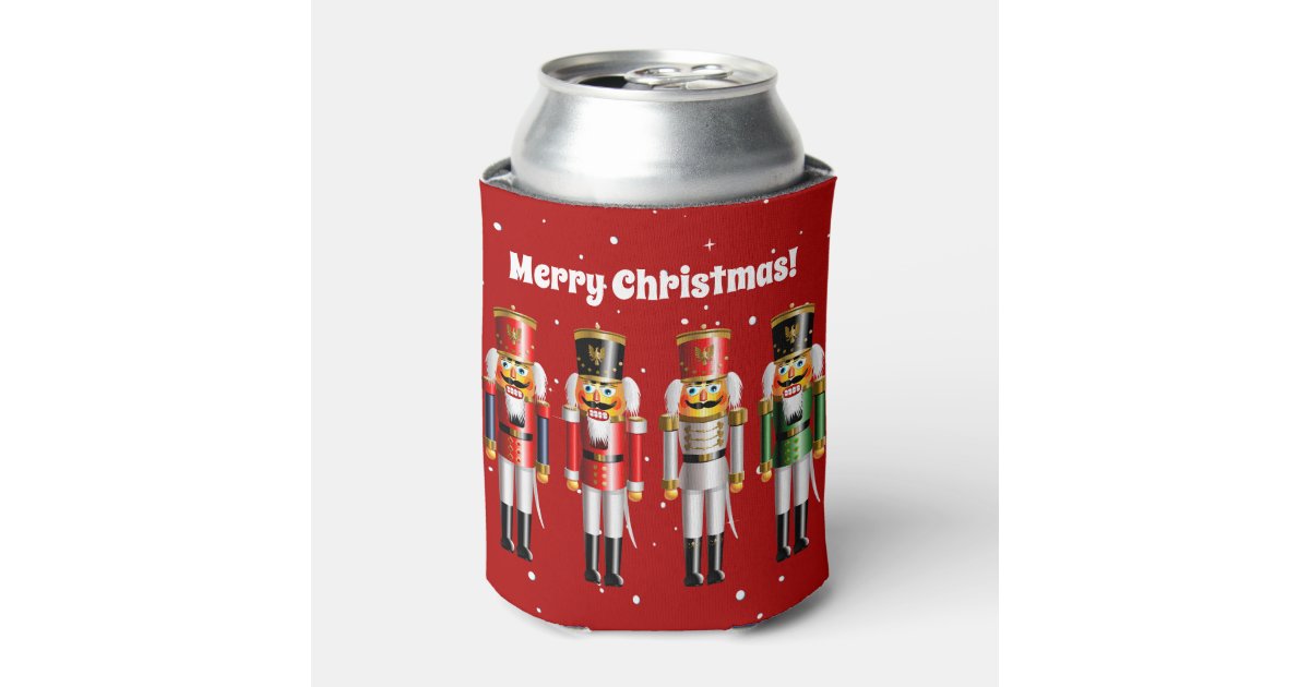 Cute Snowman Holiday Christmas Beer Soda Can Cooler