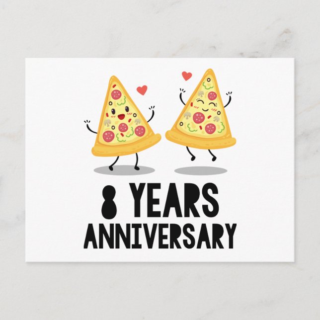 8 year anniversary postcard (Front)