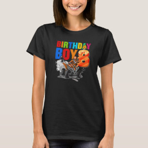 8 Year Old Quad Birthday Party Theme ATV 4 Wheeler T-Shirt