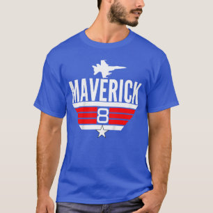 8 Year Oldop Maverick Jet Birthday Partyheme frien T-Shirt