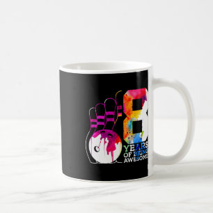 8 Years Of Being Awesome Bowling 8th Birthday Coffee Mug