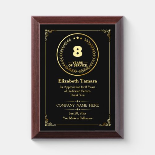 8 Years of Service | Employee Appreciation