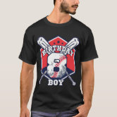 Vintage 8 Years Old 8th Birthday Boy Girl' Unisex Baseball T-Shirt