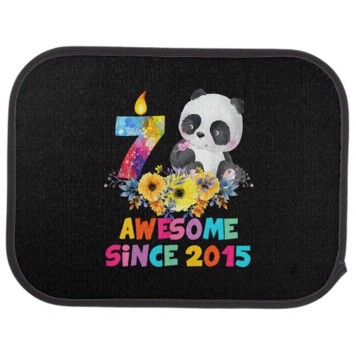 8 Years Old Awesome 2015 8th Birthday Girls Panda Car Floor Mat