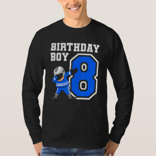 8 Years Old Boy Ice Hockey Player 8th Birthday Kid T-Shirt