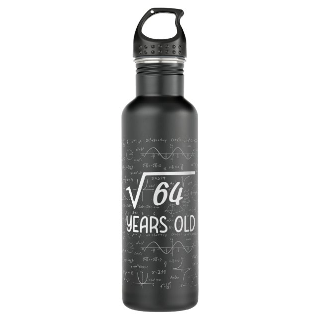 8 Years Old Gift Boys Girls Funny 8th Birthday Gif Stainless Steel Water Bottle (Front)