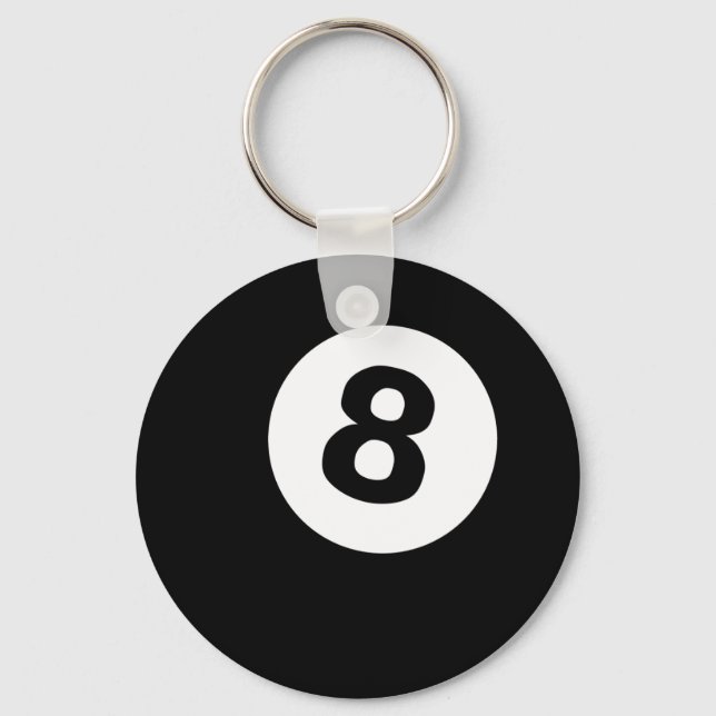 8ball keychain (Front)