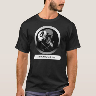 8ball Skull and Crossbones T-Shirt