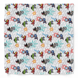 8Bit Avengers Attack Bandana