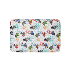 8Bit Avengers Attack Bathroom Mat