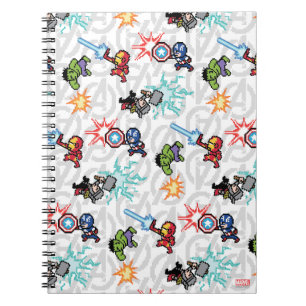 8Bit Avengers Attack Notebook