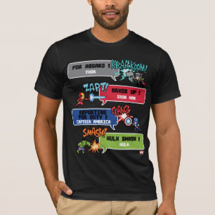 8Bit Avengers Attack T-Shirt