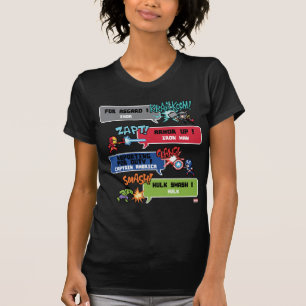 8Bit Avengers Attack T-Shirt