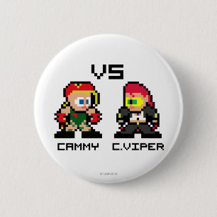 8bit Cammy VS C.Viper Button