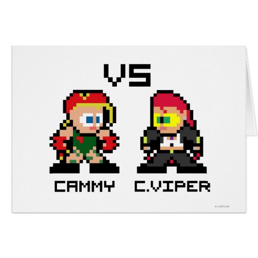 8bit Cammy VS C.Viper Cards (Front Horizontal)