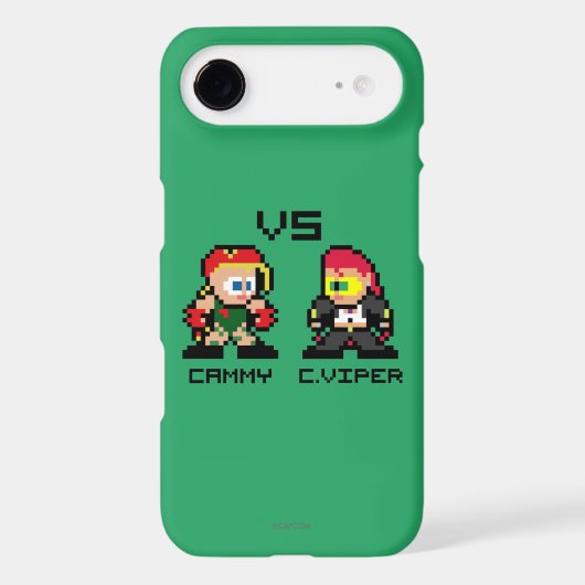 8bit Cammy VS C.Viper Case-Mate iPhone Case (Back)