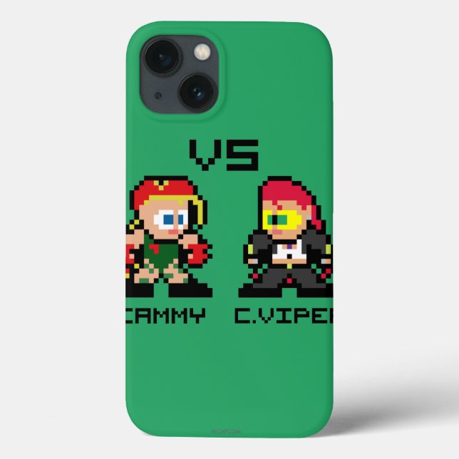 8bit Cammy VS C.Viper Case-Mate iPhone Case (Back)