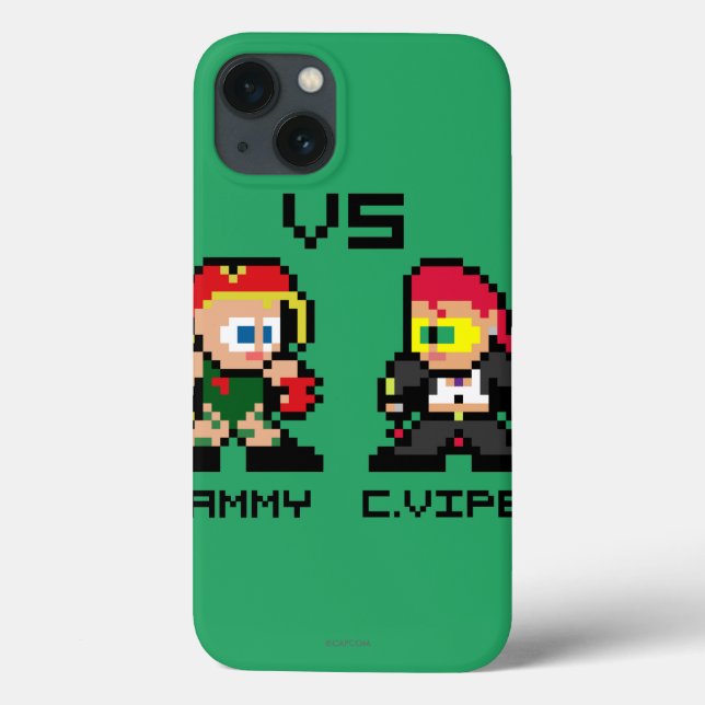 8bit Cammy VS C.Viper Case-Mate iPhone Case (Back)