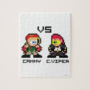 8bit Cammy VS C.Viper Jigsaw Puzzle
