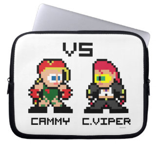 8bit Cammy VS C.Viper Laptop Sleeve