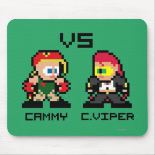8bit Cammy VS C.Viper Mouse Pad