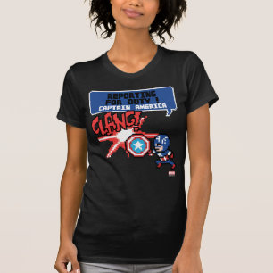 8Bit Captain America Attack - Reporting For Duty! T-Shirt