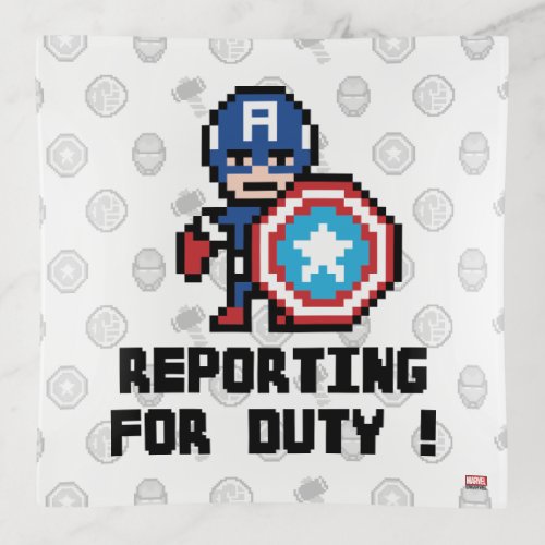 8Bit Captain America _ Reporting For Duty Trinket Tray