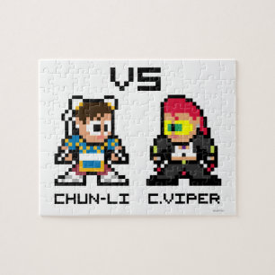 8bit Chun-Li VS C.Viper Jigsaw Puzzle
