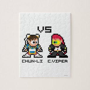 8bit Chun-Li VS C.Viper Jigsaw Puzzle