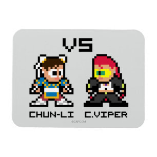 8bit Chun-Li VS C.Viper Magnet