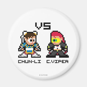 8bit Chun-Li VS C.Viper Magnet