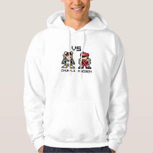 8bit Chun-Li VS M.Bison Hoodie