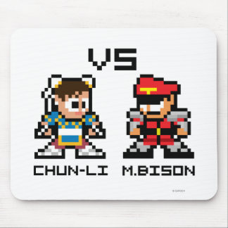 8bit Chun-Li VS M.Bison Mouse Pad