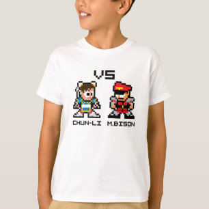 8bit Chun-Li VS M.Bison T-Shirt