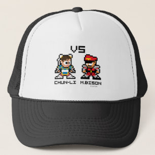 8bit Chun-Li VS M.Bison Trucker Hat