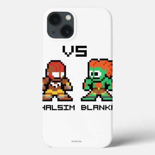 8bit Dhalsim VS Blanka iPhone 13 Case