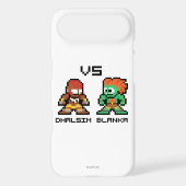 8bit Dhalsim VS Blanka Case-Mate iPhone Case (Back)