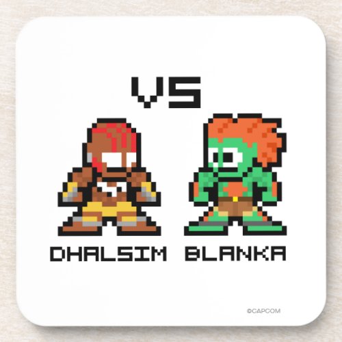 8bit Dhalsim VS Blanka Coaster