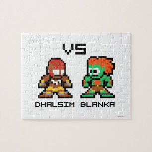 8bit Dhalsim VS Blanka Jigsaw Puzzle