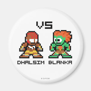 8bit Dhalsim VS Blanka Magnet