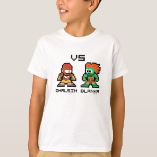 8bit Dhalsim VS Blanka T-Shirt