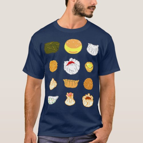 8bit Dim Sum 1  T_Shirt