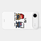 8bit Evil Ryu VS Oni Case-Mate iPhone Case (Back (Horizontal))
