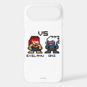 8bit Evil Ryu VS Oni Case-Mate iPhone Case (Back)