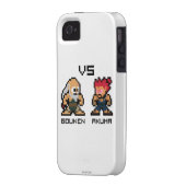 8bit Gouken VS Akuma Case-Mate iPhone Case (Back Left)